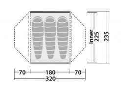 Robens Lodge 3 -Camping Equipment Store 130257 Lodge 3 Drawing Floorplan3 1280x1280
