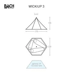 Bach Tent Wickiup 3 -Camping Equipment Store 2829787010C 1280x1280
