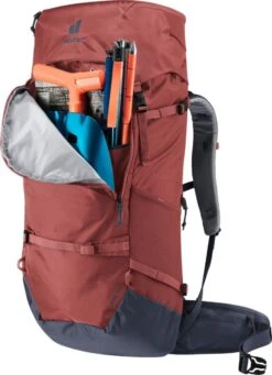 Deuter Rise 34+ -Camping Equipment Store 3301122 5335 Rise 34 redwood ink D 08 1280x1280