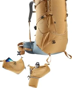 Deuter Aircontact Core 60+10 -Camping Equipment Store 3350522 6318 Aircontact Core 60 10 almond teal D 08 1280x1280