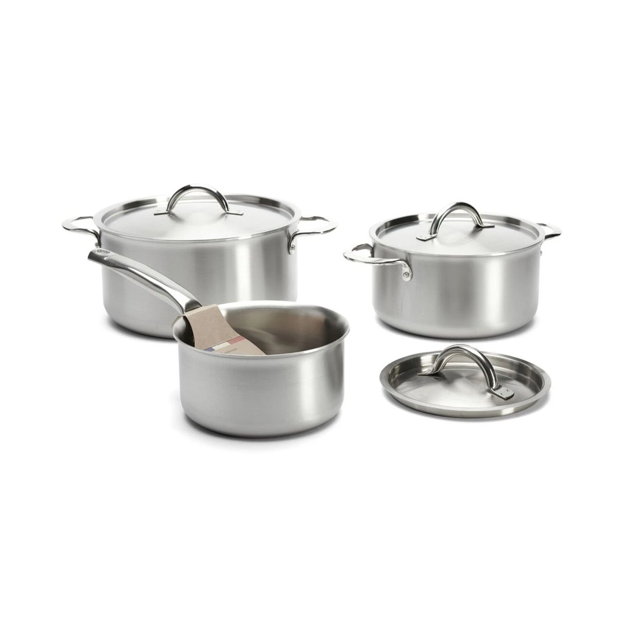 De Buyer Alchimy 3-ply Stainless Steel Cookware Set 1 De Buyer Alchimy 3-ply Stainless Steel Cookware Set
