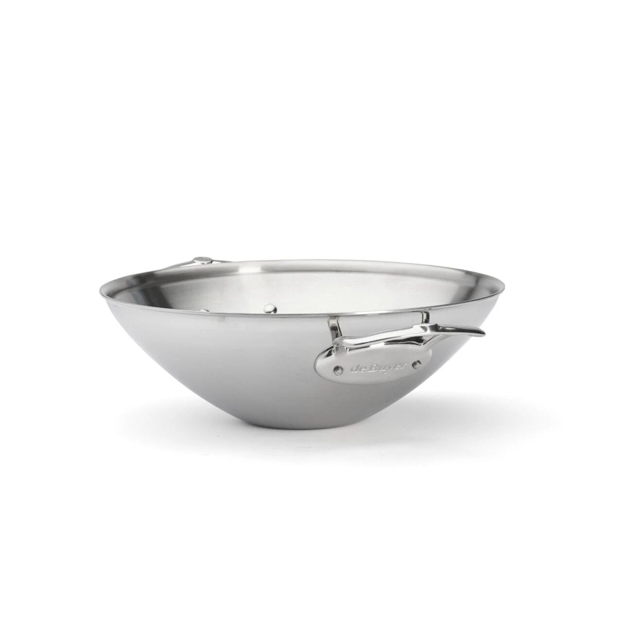 De Buyer Affinity 5-ply Stainless Steel Wok 6 De Buyer Affinity 5-ply Stainless Steel Wok - Image 6
