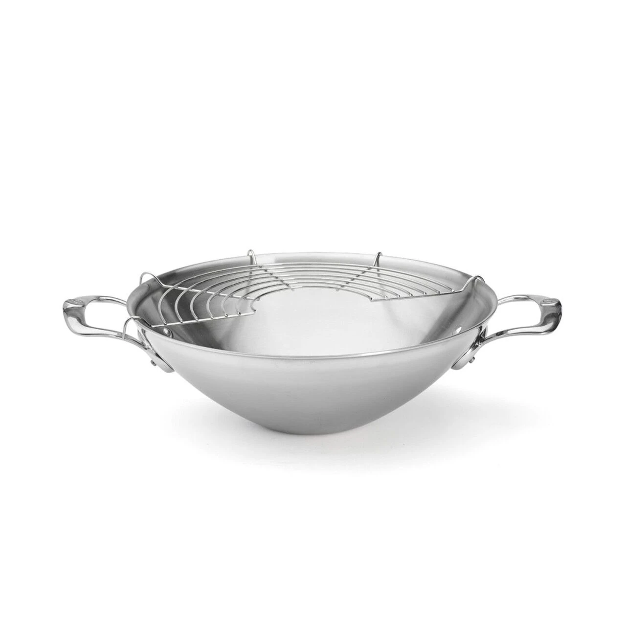 De Buyer Affinity 5-ply Stainless Steel Wok 8 De Buyer Affinity 5-ply Stainless Steel Wok - Image 8