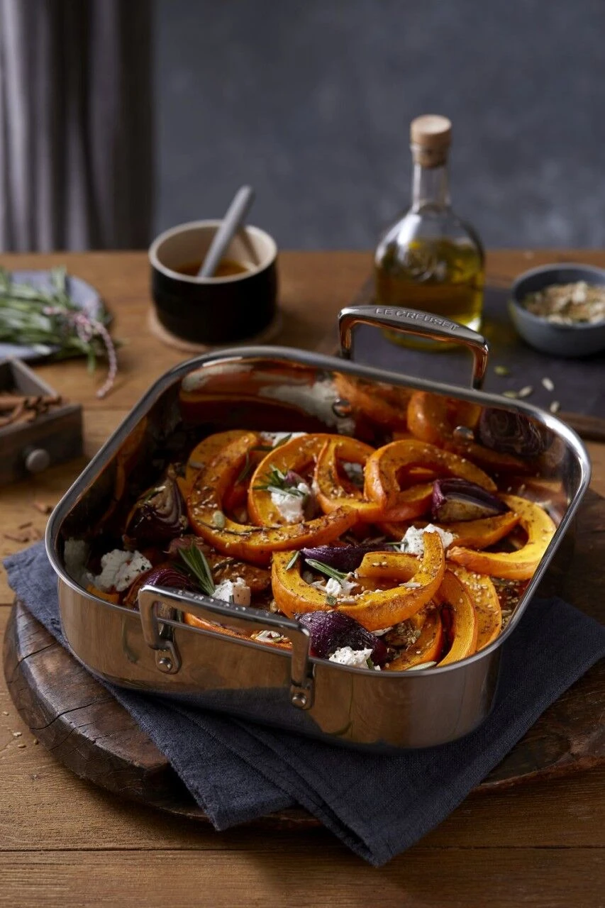 Le Creuset Classic Stainless Steel Square Roasting Pan 9 Le Creuset Classic Stainless Steel Square Roasting Pan - Image 9