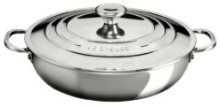 Le Creuset Stainless Steel Braiser With Lid