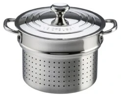 Le Creuset Stainless Steel Pasta Pot With Colander Insert 14 Le Creuset Stainless Steel Pasta Pot With Colander Insert -Camping Equipment Store 96604926000000 1 1280x1280